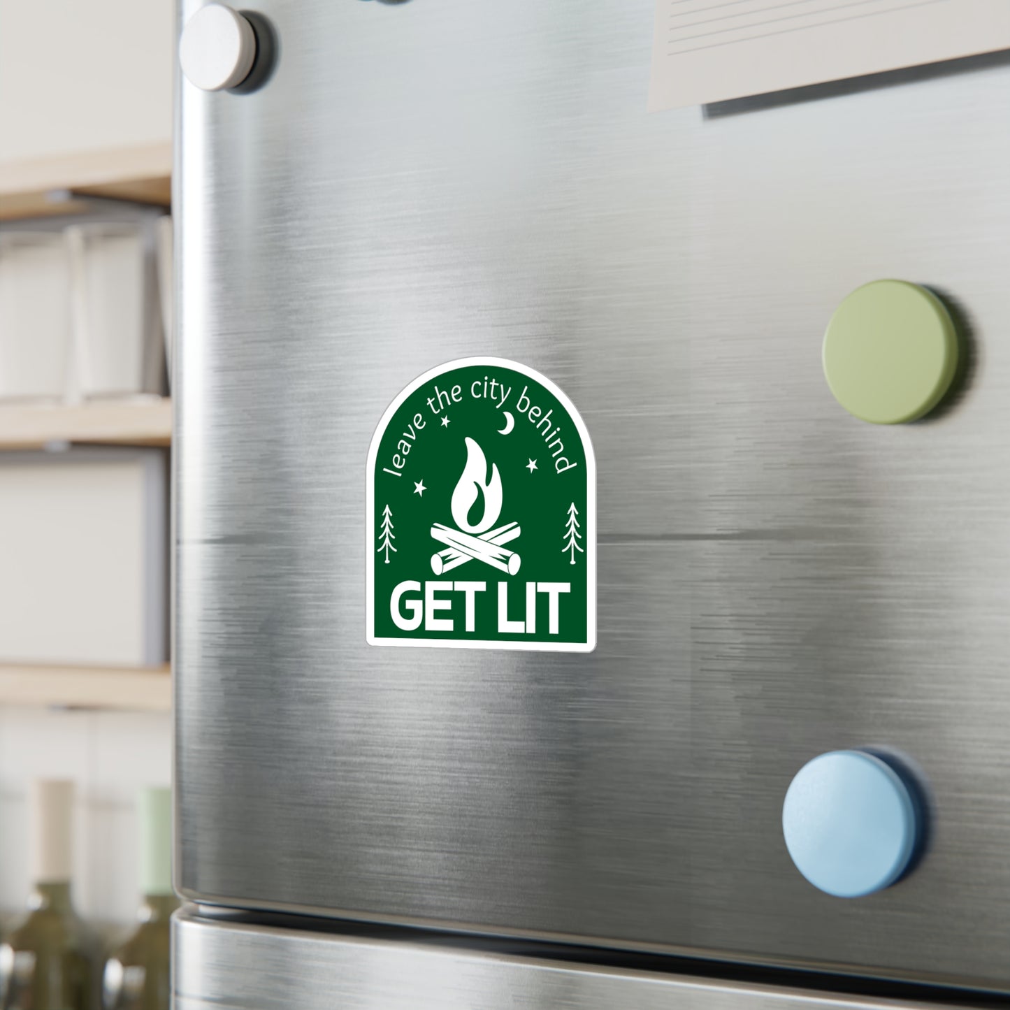 Get Lit Camping Sticker