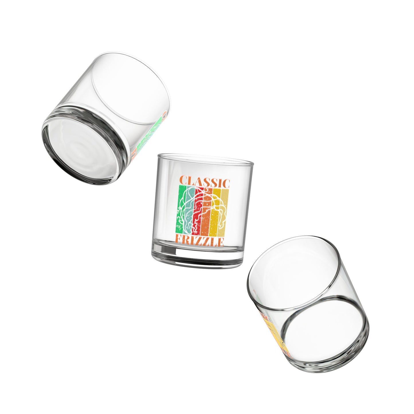 Classic Frizzle Glass Tumbler