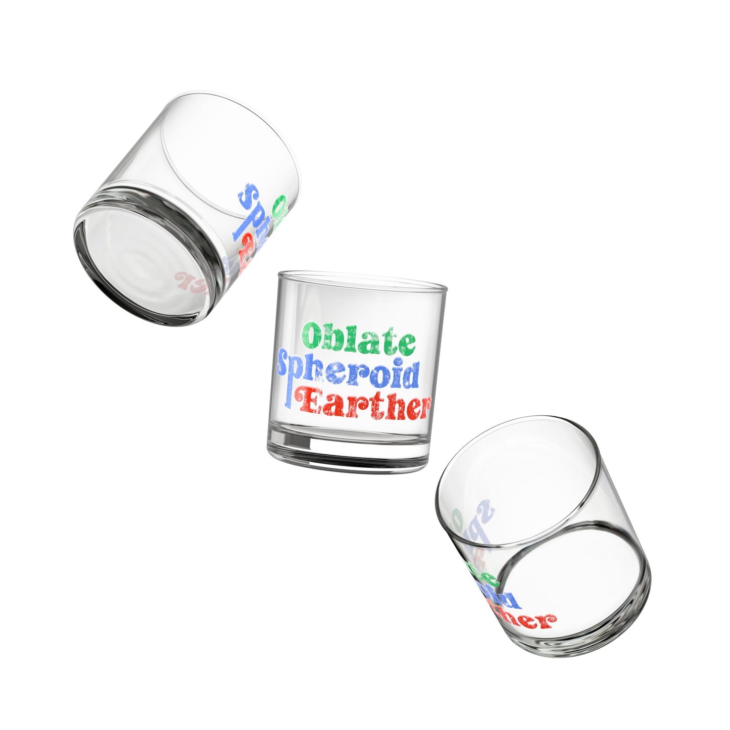 Oblate Spheroid Earther Rocks Glass Tumbler