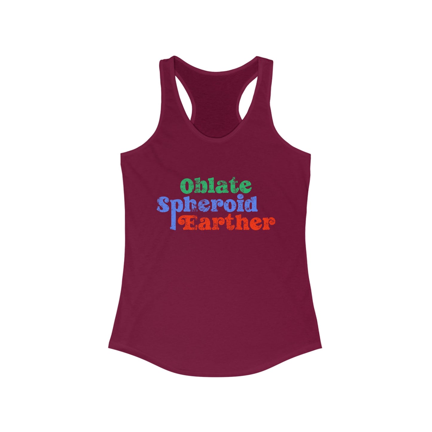 Oblate Spheroid Earther Tank Top
