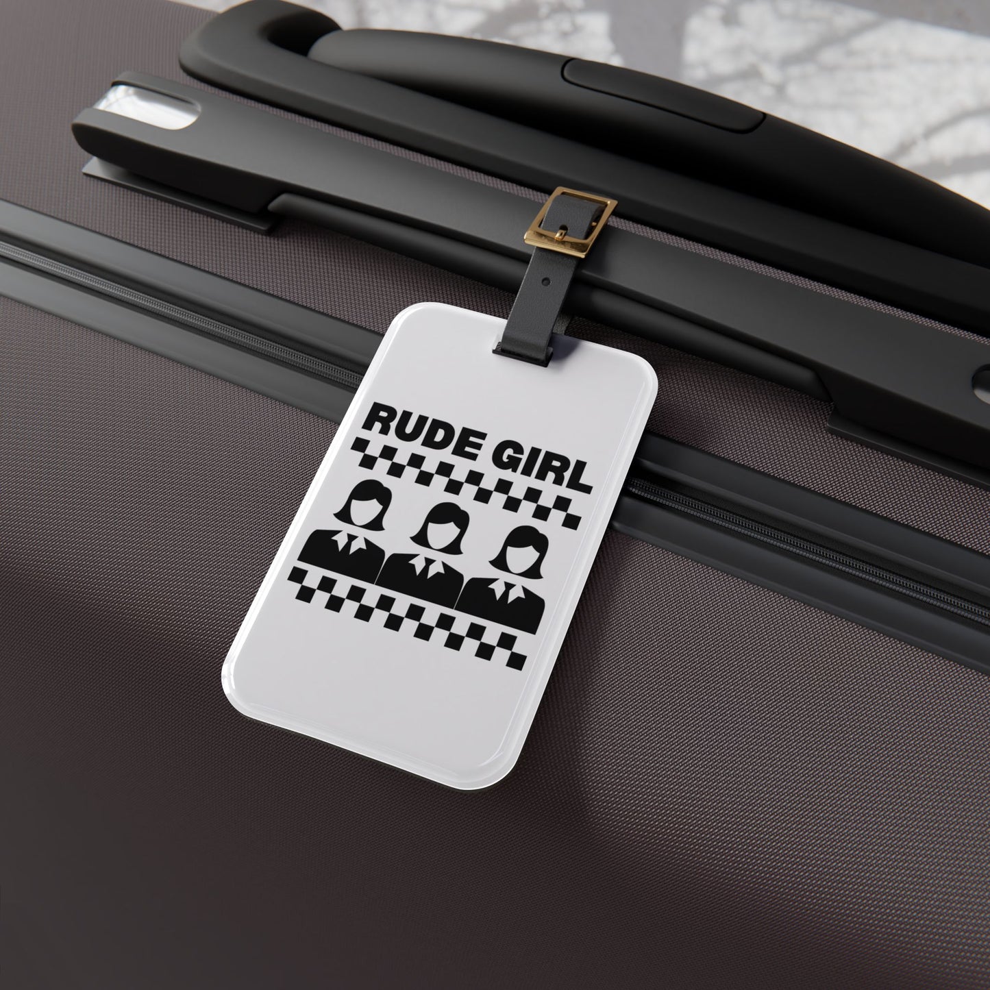 Rude Girl Luggage Tag