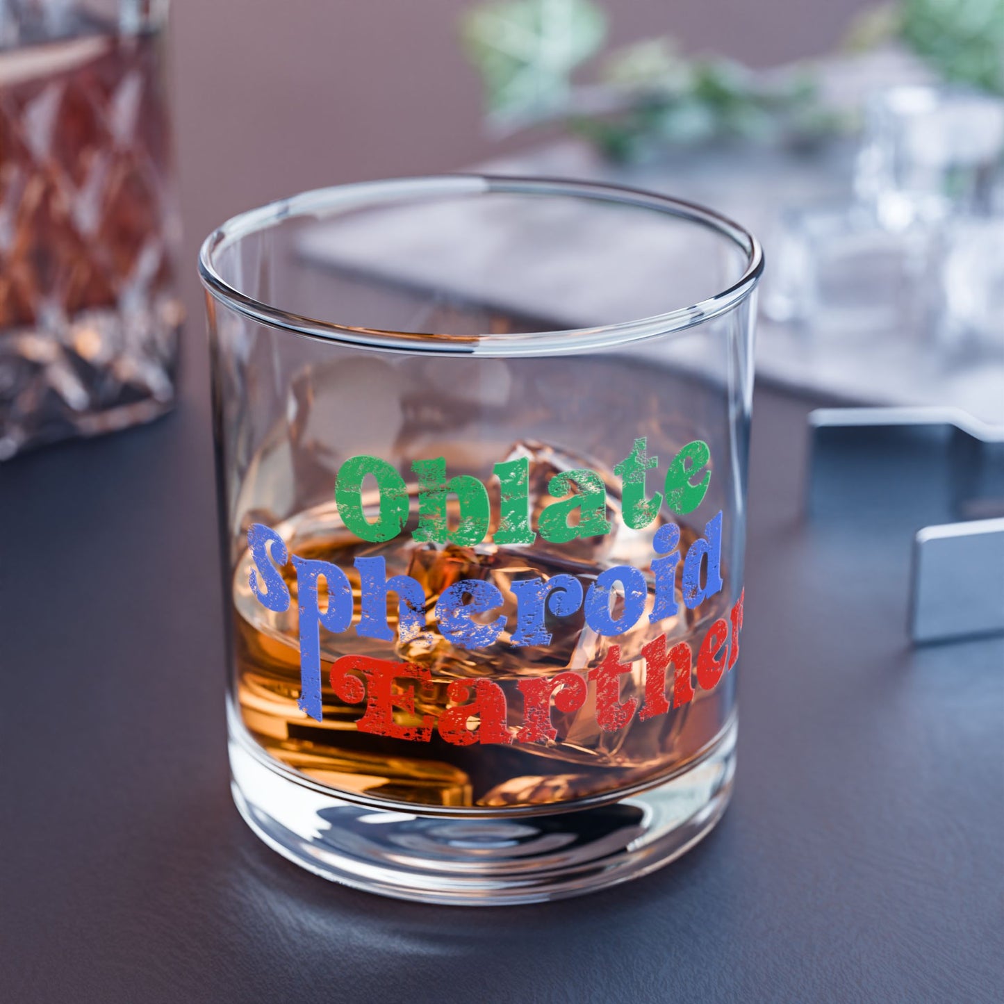 Oblate Spheroid Earther Rocks Glass Tumbler