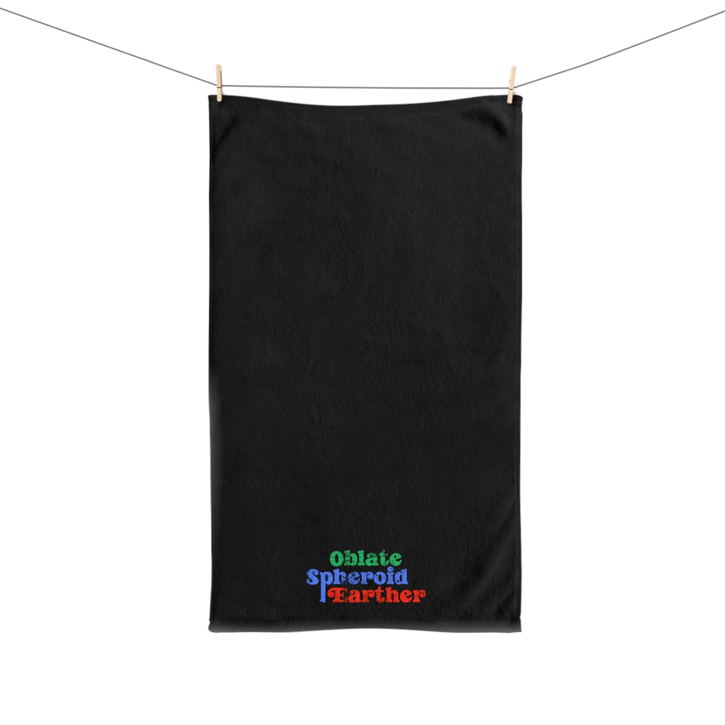 Oblate Spheroid Earther Hand Towel