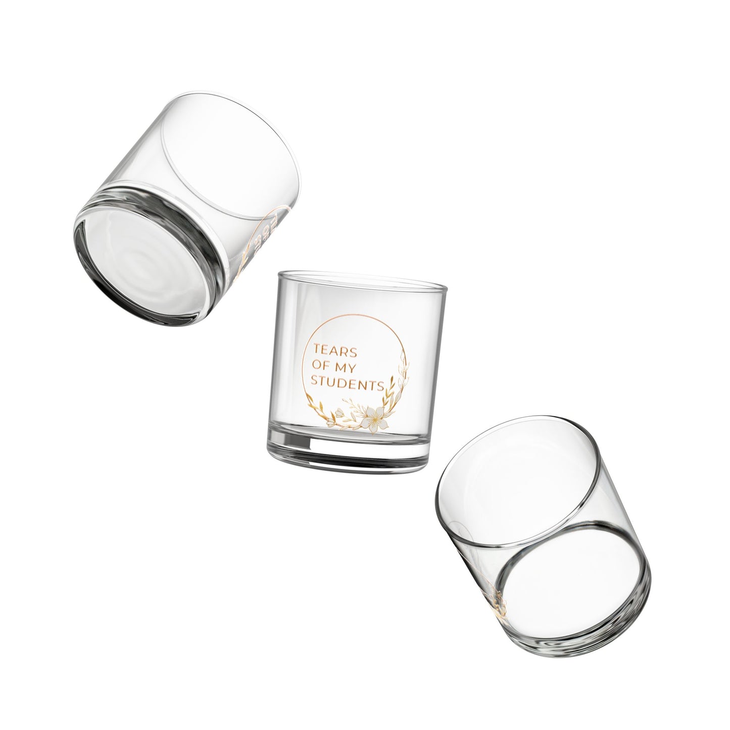 Tears of My Students Rocks Glass Tumbler