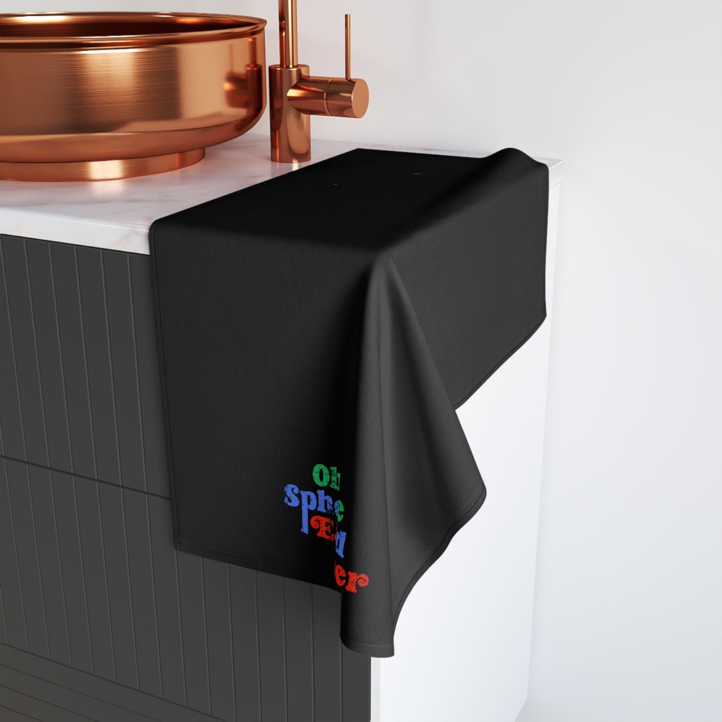 Oblate Spheroid Earther Hand Towel