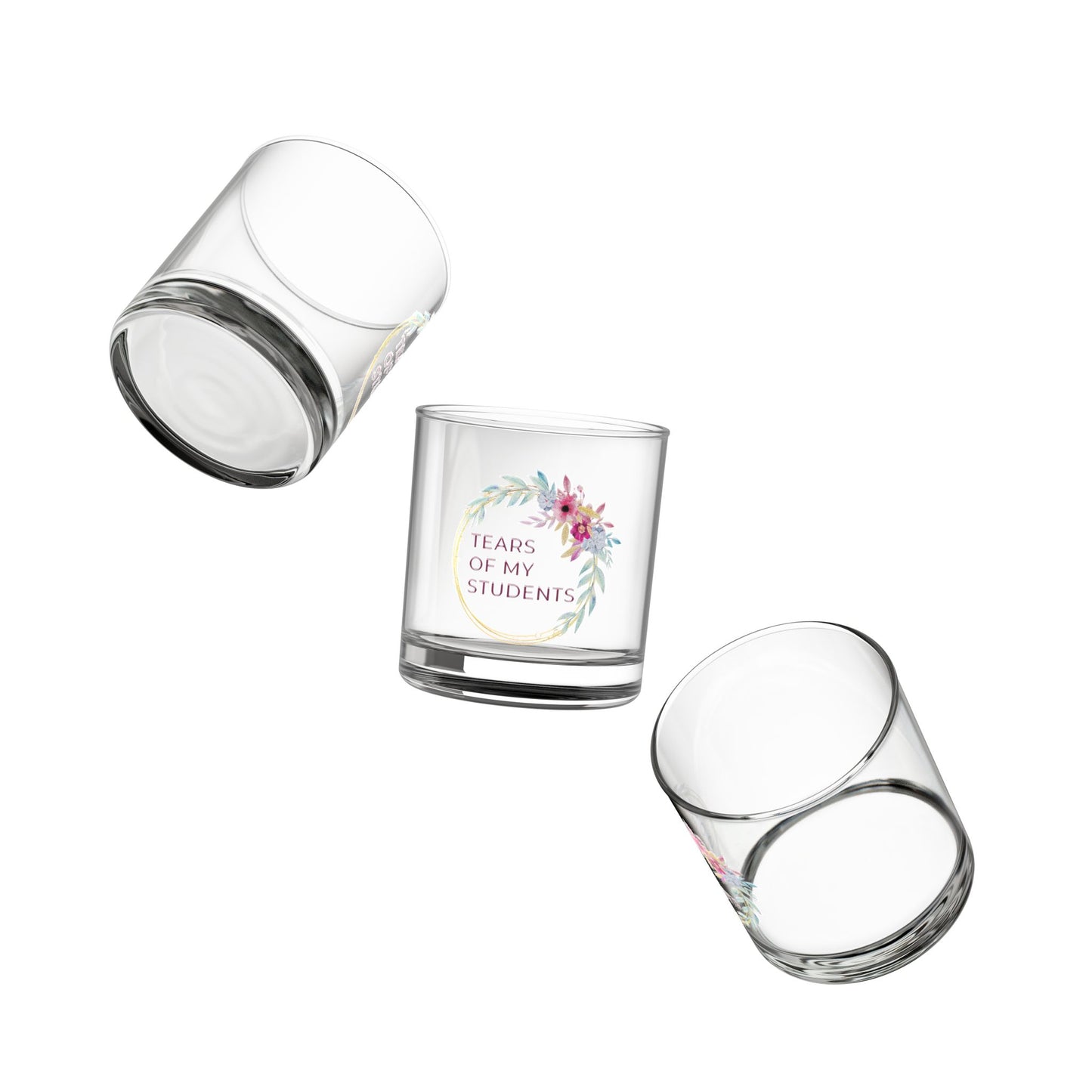 Tears of My Students Rocks Glass Tumbler