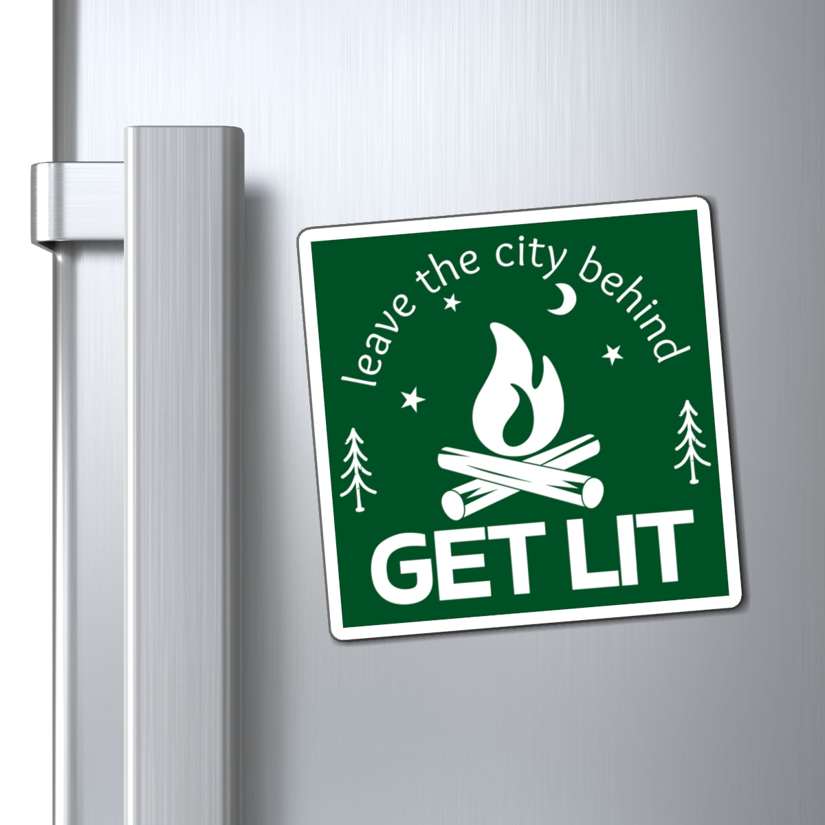 Get Lit Camping Magnet