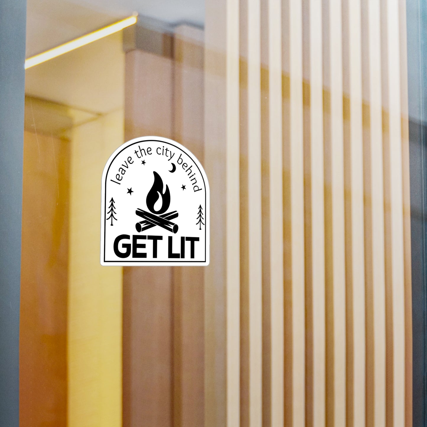 Get Lit Camping Sticker