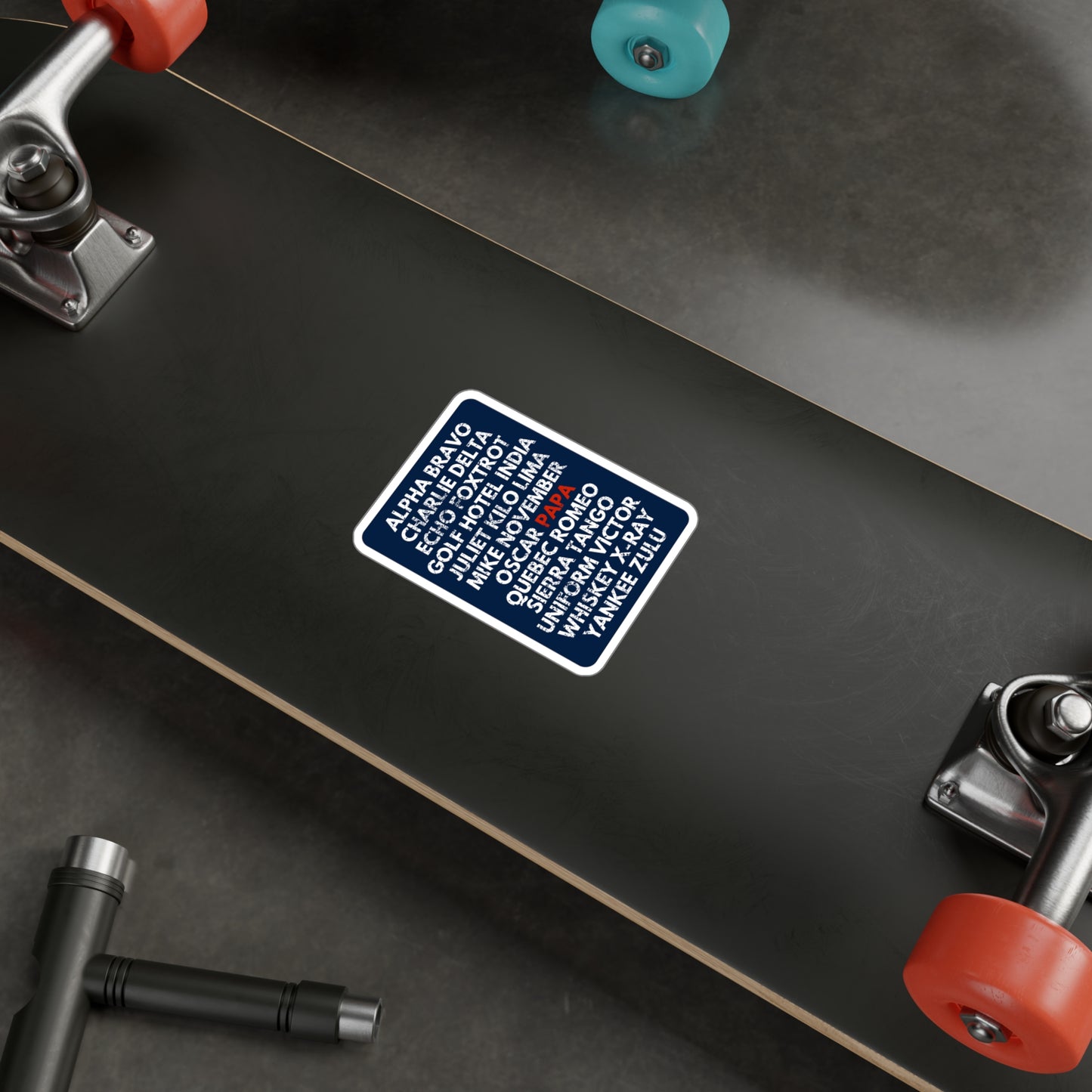 Aviator Papa Sticker