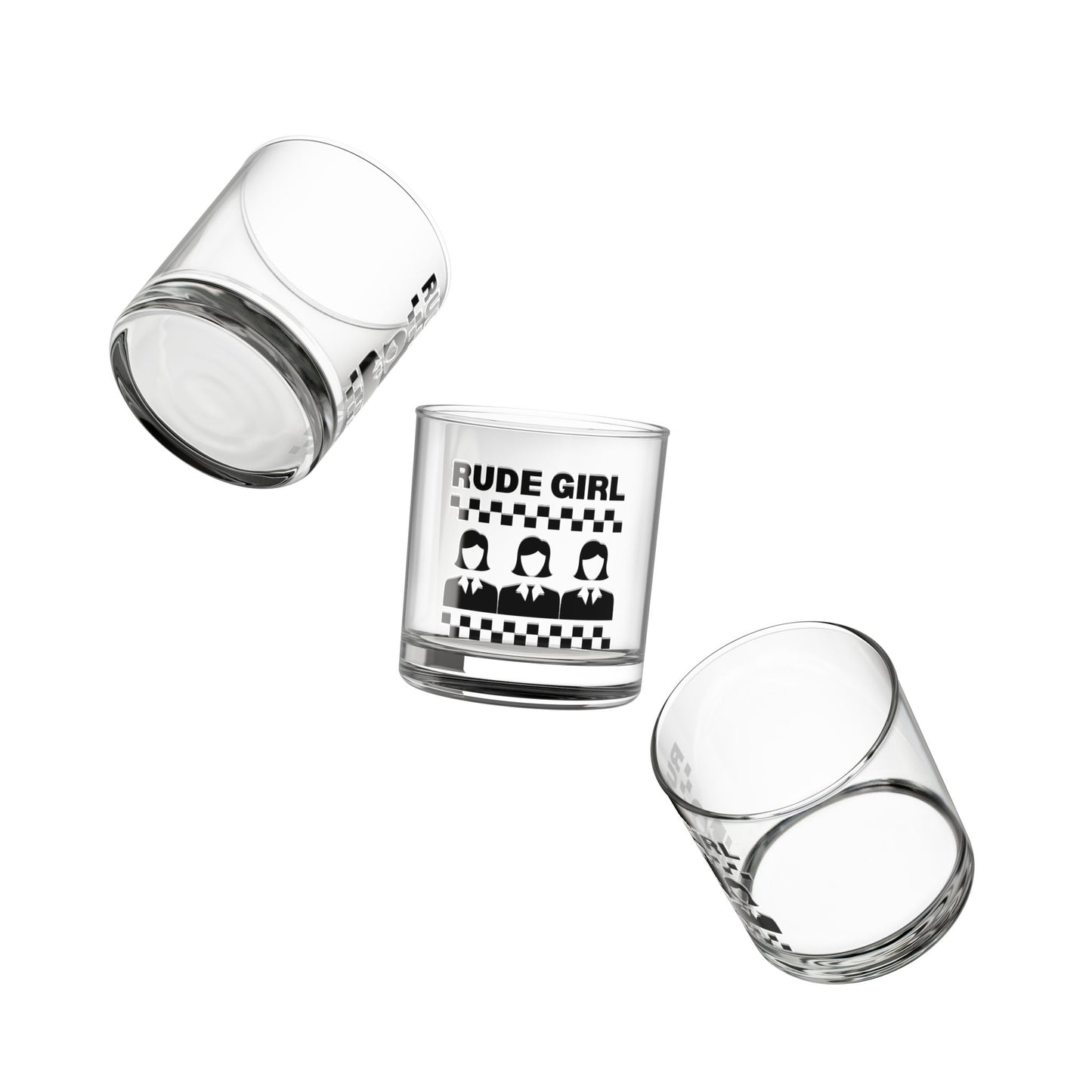 Rude Girl Rocks Glass Tumbler
