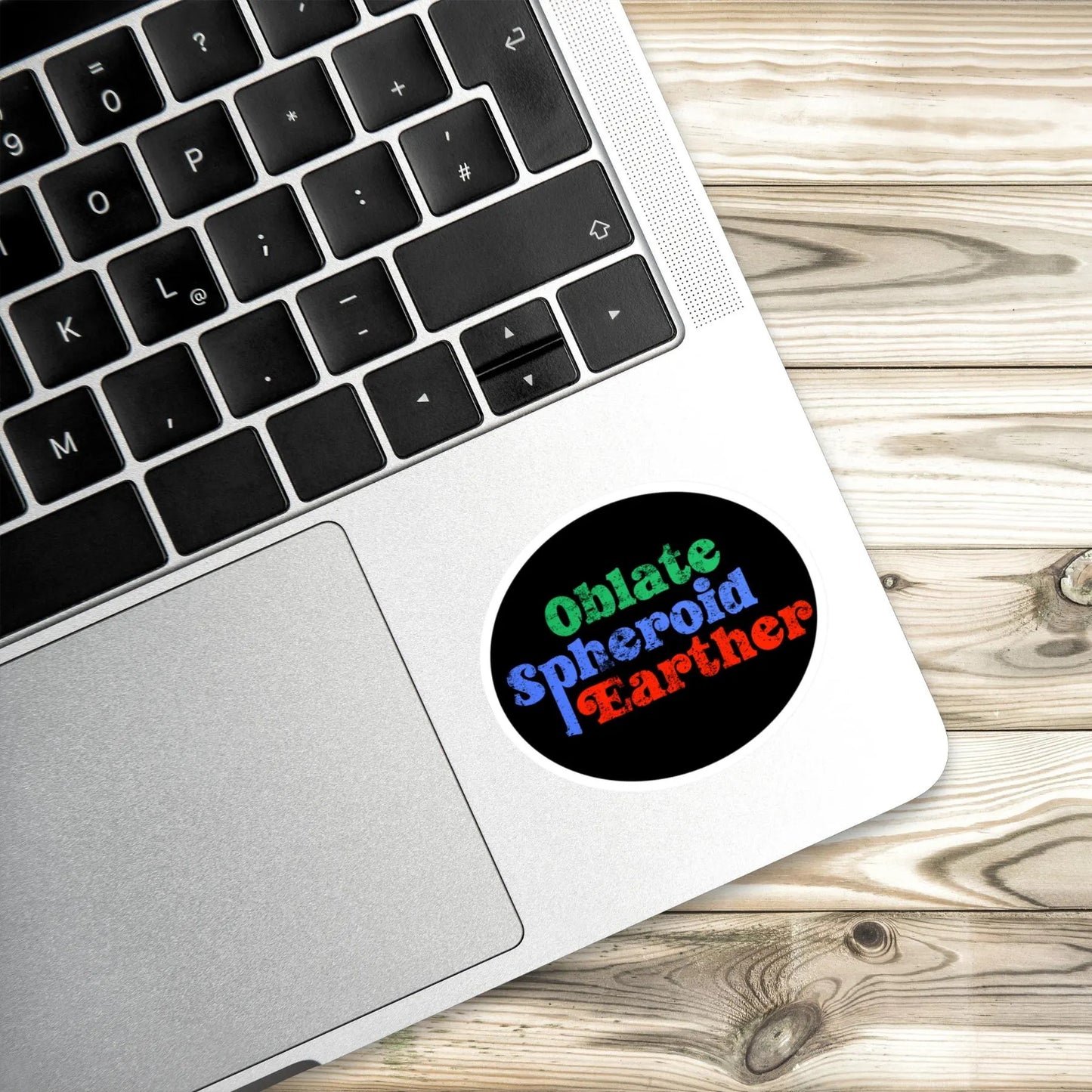 Oblate Spheroid Earther Sticker