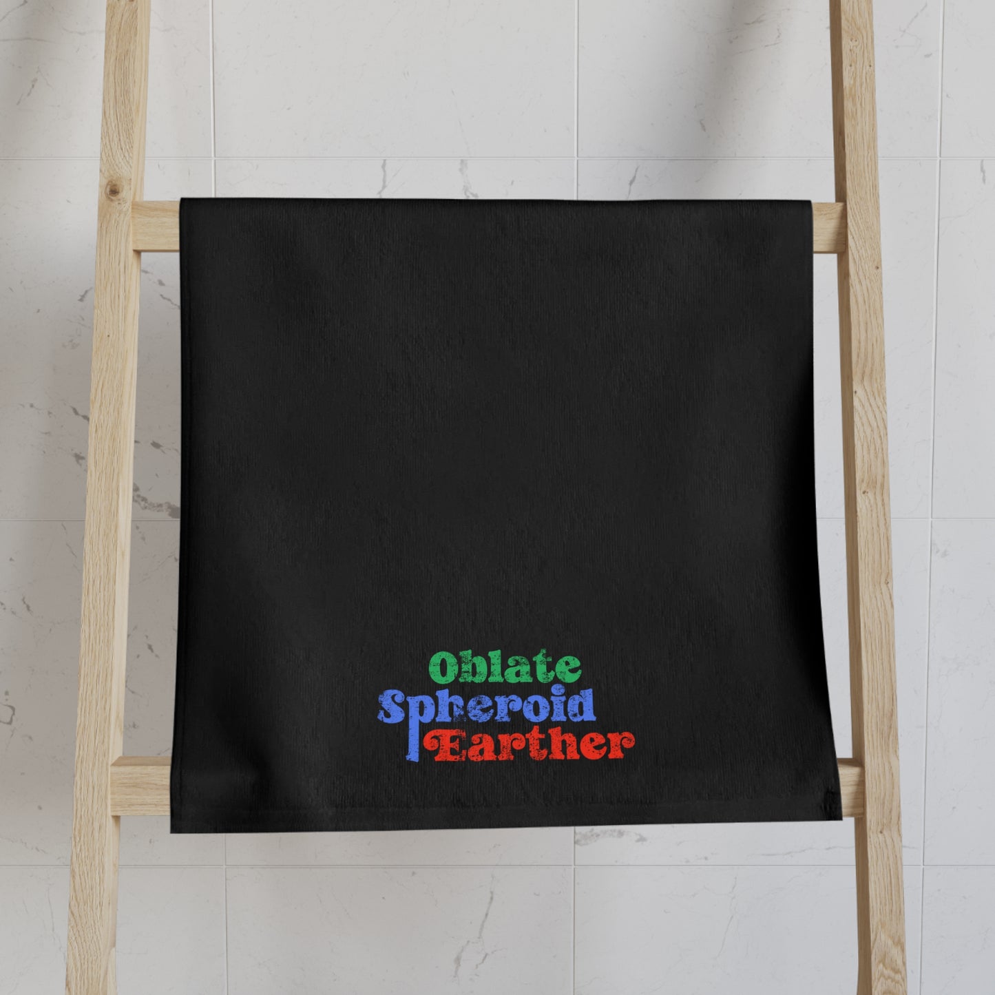 Oblate Spheroid Earther Hand Towel