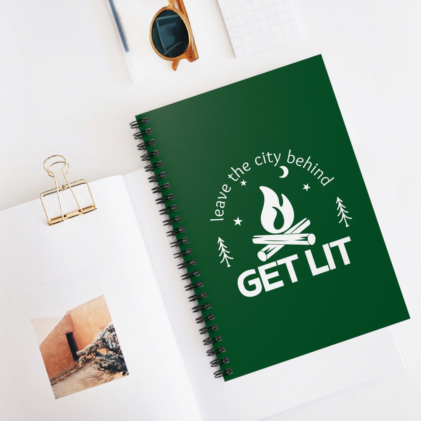 Get Lit Camping Notebook
