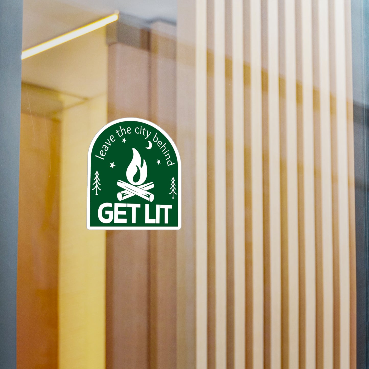 Get Lit Camping Sticker
