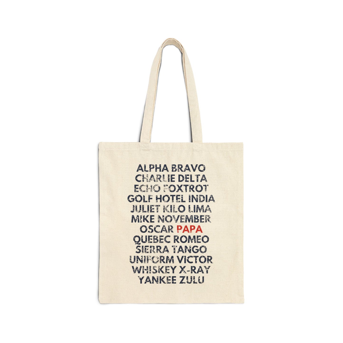 Aviator Papa Canvas Tote Bag