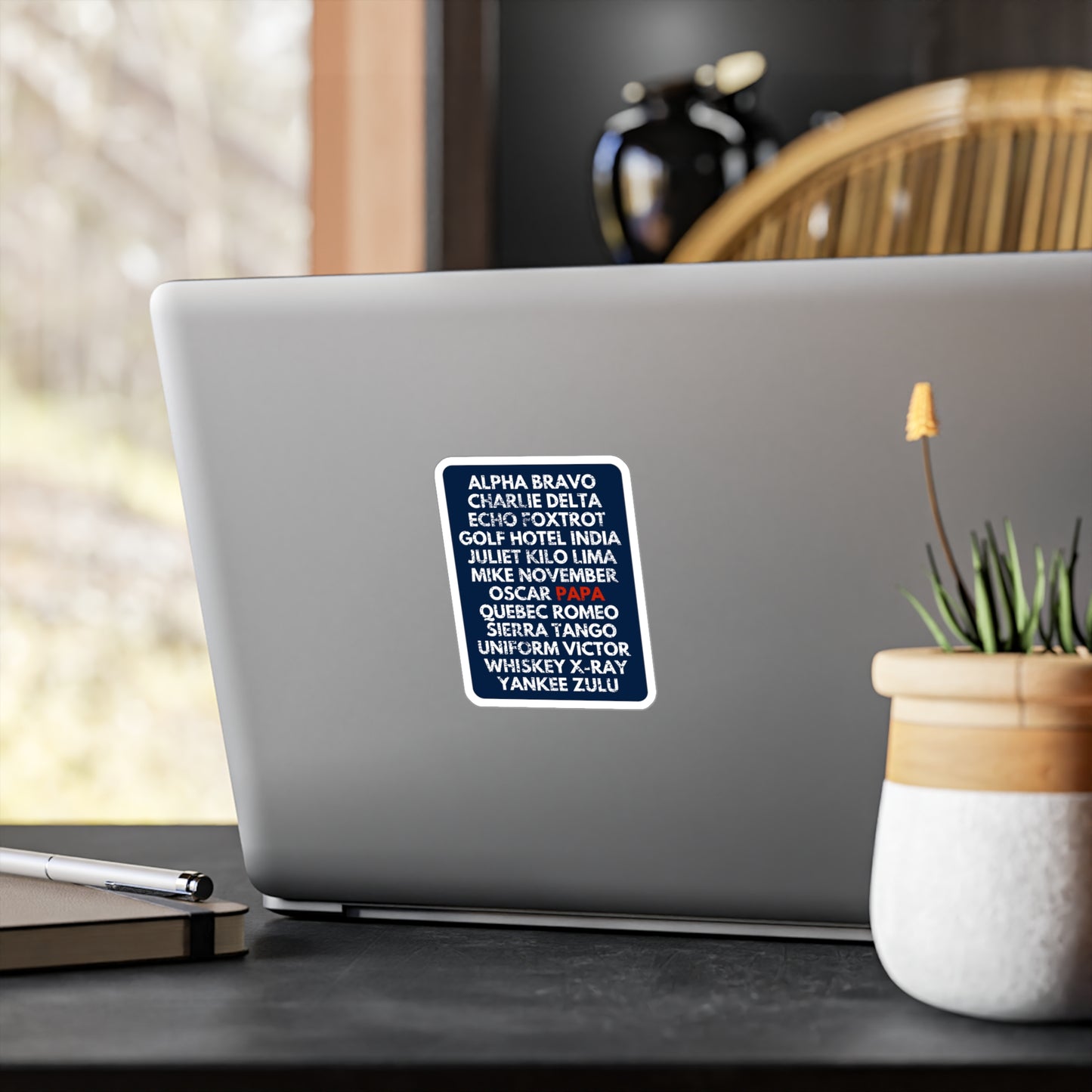 Aviator Papa Sticker