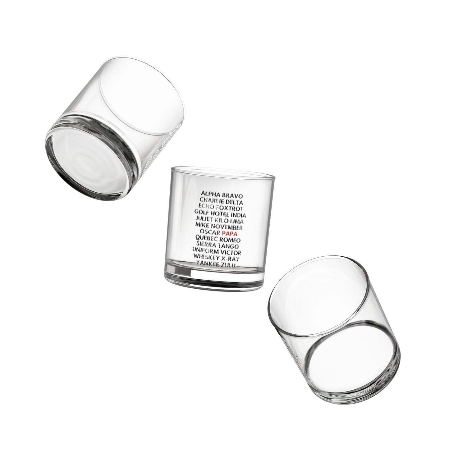 Aviator Papa Rocks Glass Tumbler