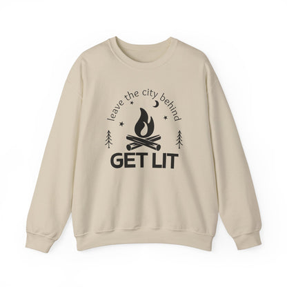 Get Lit Camping Sweatshirt
