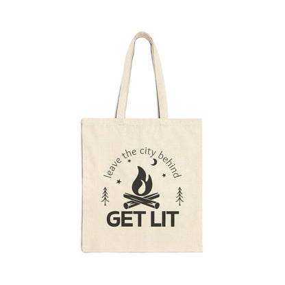 Get Lit Camping Tote Bag