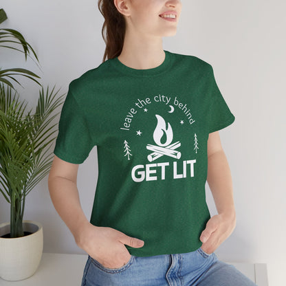 Get Lit Camping Shirt