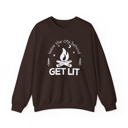 Get Lit Camping Sweatshirt