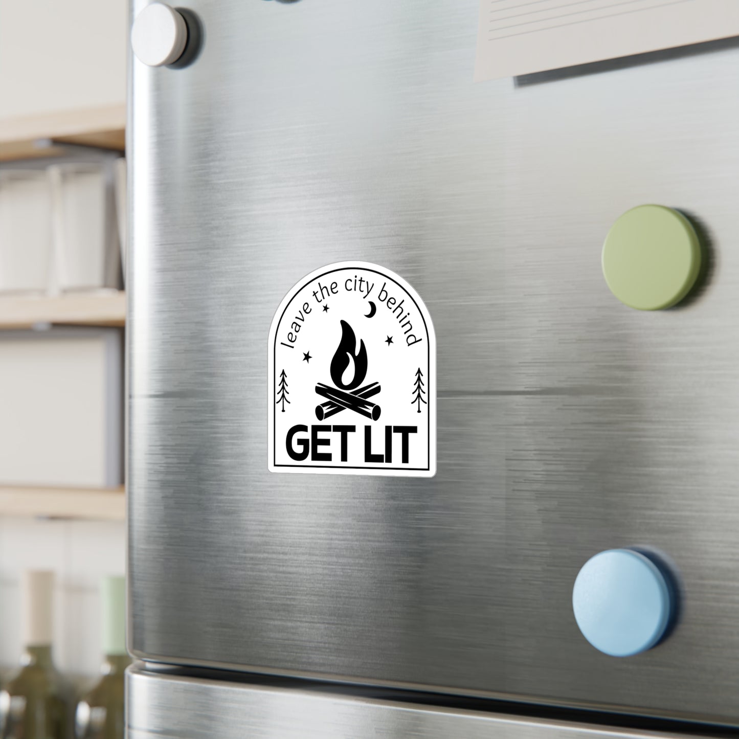 Get Lit Camping Sticker