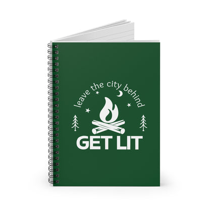 Get Lit Camping Notebook