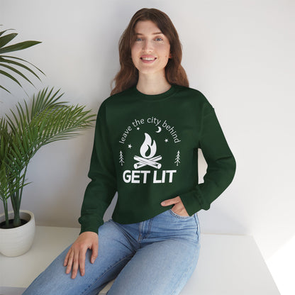 Get Lit Camping Sweatshirt