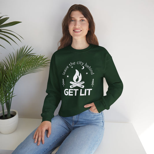 Get Lit Camping Sweatshirt