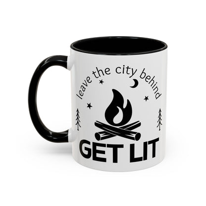 Get Lit Camping Coffee Mug