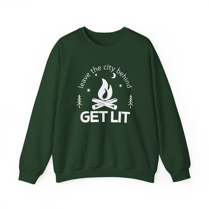 Get Lit Camping Sweatshirt