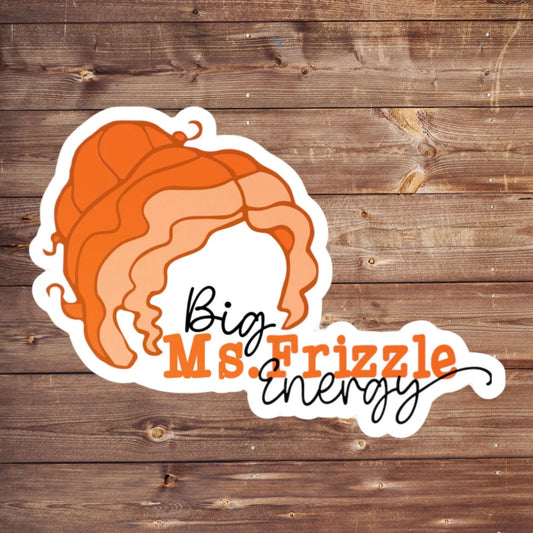 Big Ms. Frizzle Energy Sticker