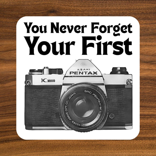 You Never Forget Your First Camera Sticker