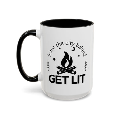 Get Lit Camping Coffee Mug