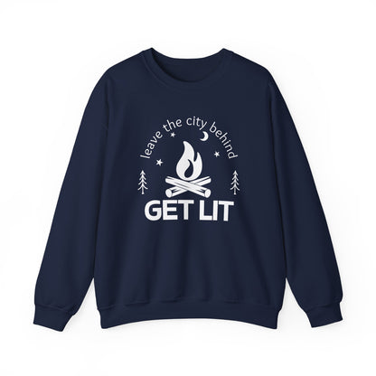 Get Lit Camping Sweatshirt