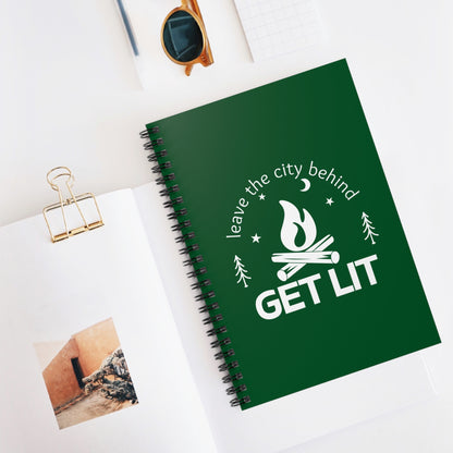 Get Lit Camping Notebook