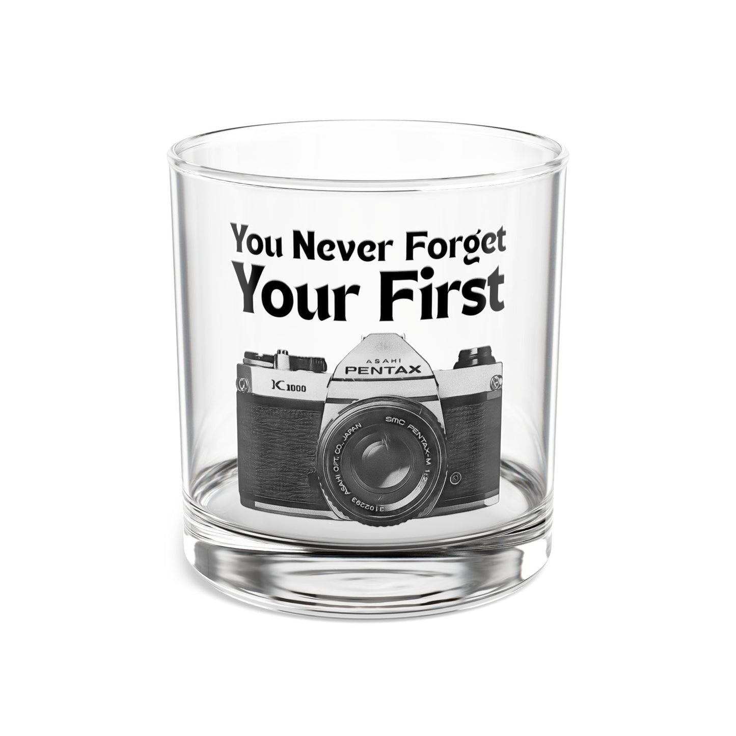 You Never Forget Your First Camera Rocks Glass Tumbler