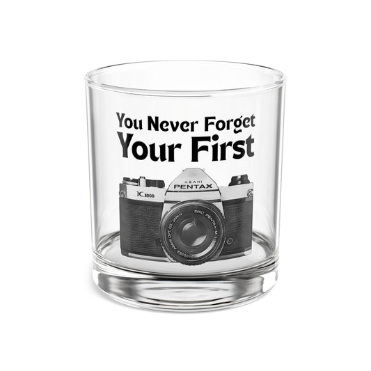 You Never Forget Your First Camera Rocks Glass Tumbler