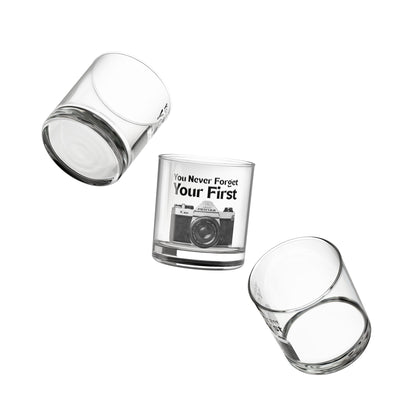 You Never Forget Your First Camera Rocks Glass Tumbler