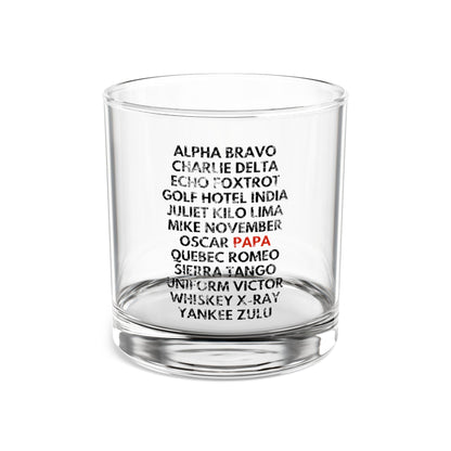 Aviator Papa Rocks Glass Tumbler