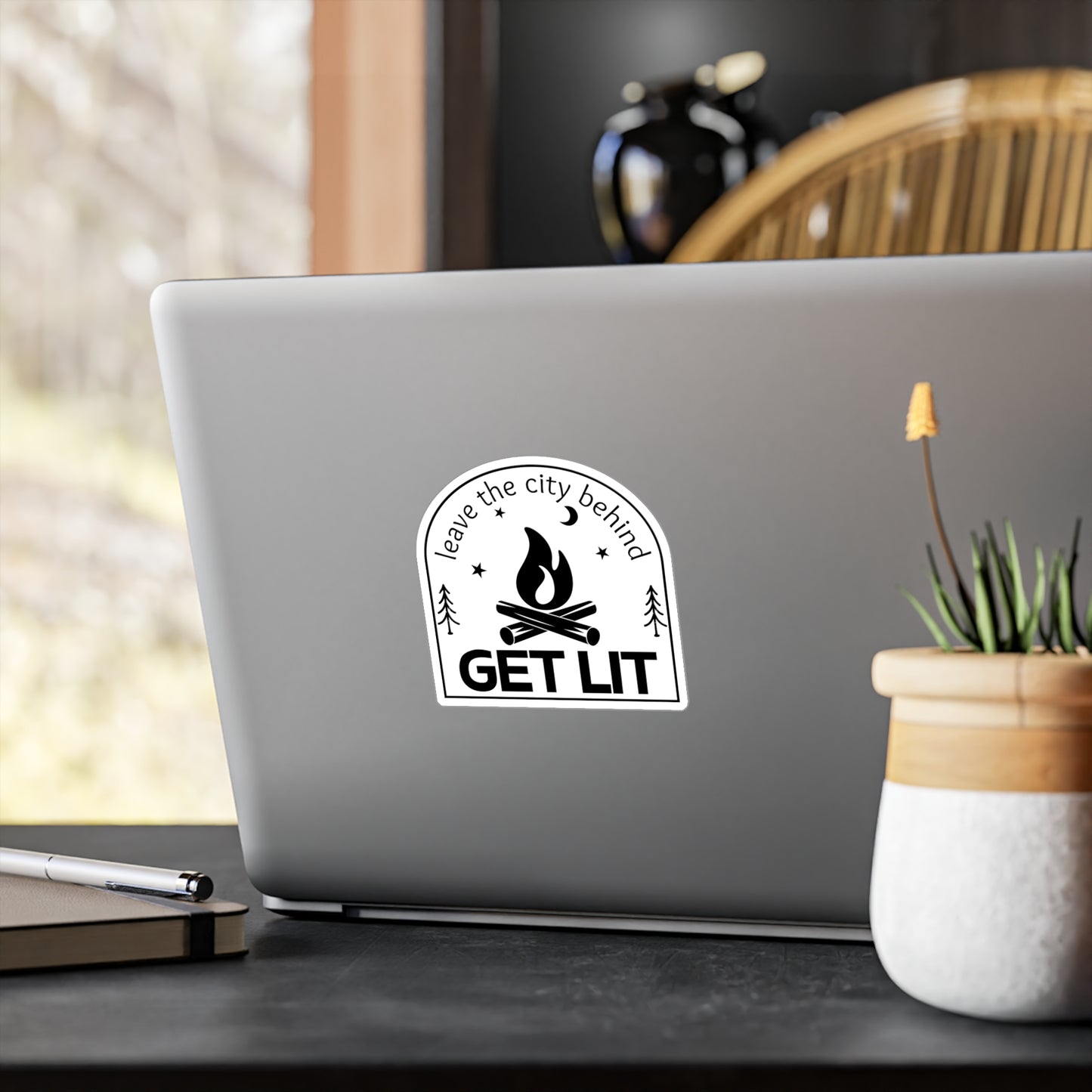 Get Lit Camping Sticker