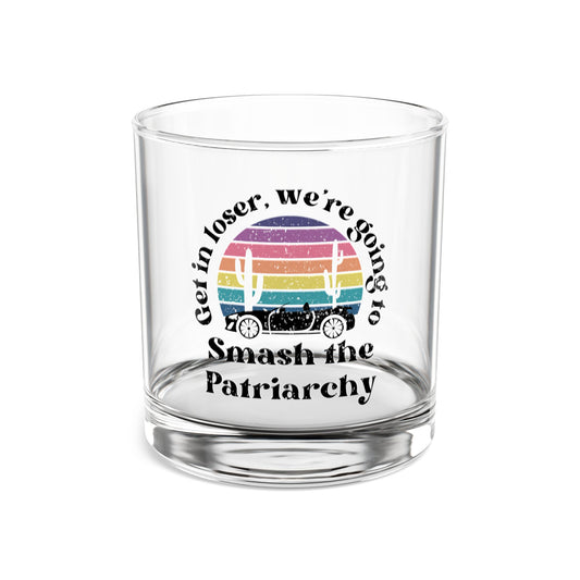 Smash The Patriarchy Rocks Glass Tumbler