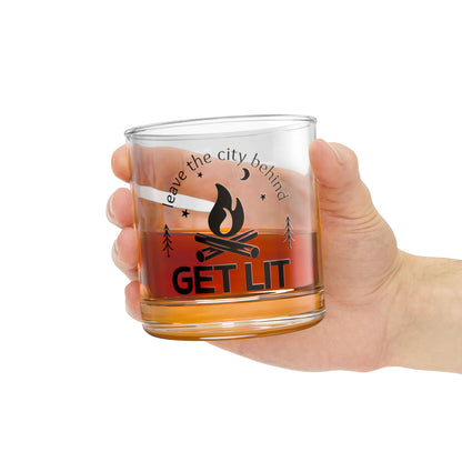 Get Lit Camping Rocks Glass Tumbler