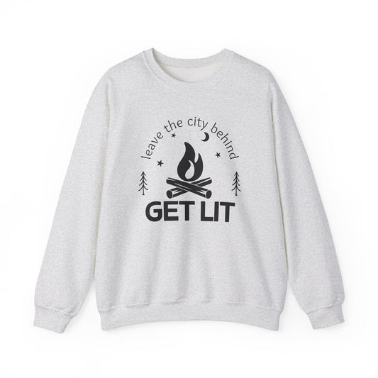 Get Lit Camping Sweatshirt