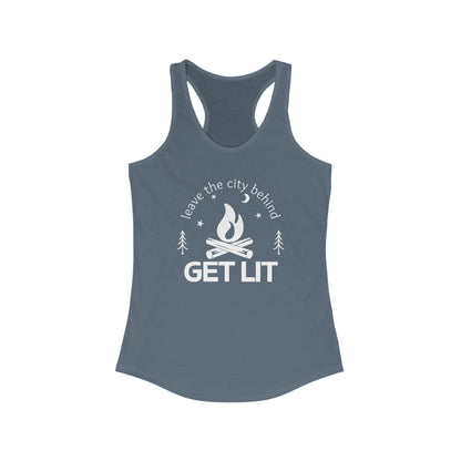 Get Lit Camping Tank Top