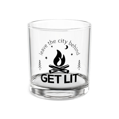 Get Lit Camping Rocks Glass Tumbler