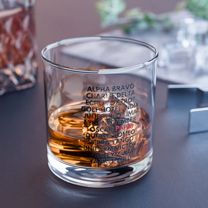 Aviator Papa Rocks Glass Tumbler