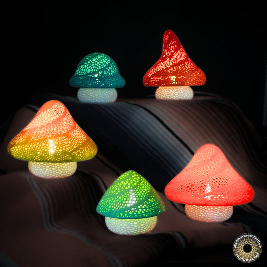 Retro Mushroom Tealight